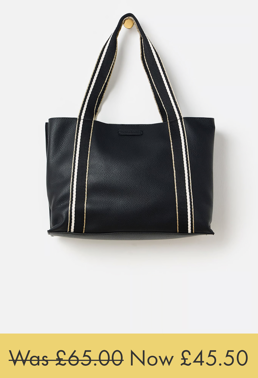 Emma Black Tote Bag